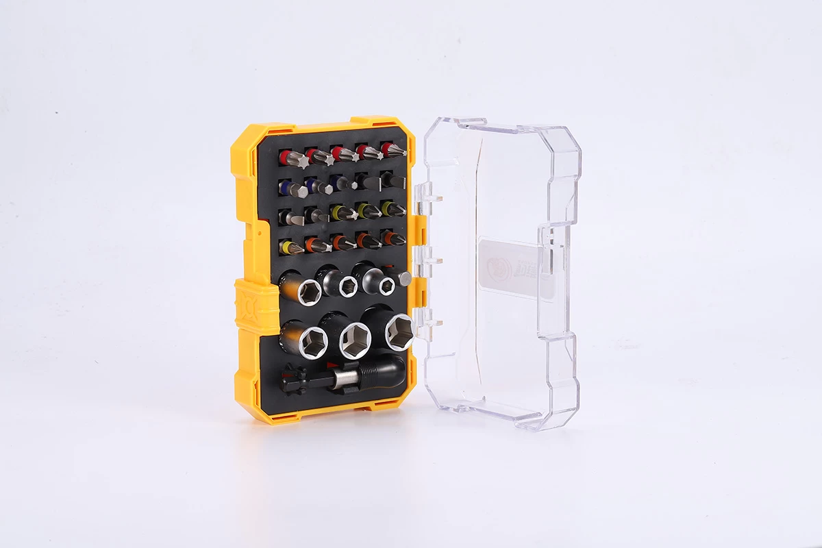 Juego de 28 piezas de puntas para llaves de vaso y destornilladores