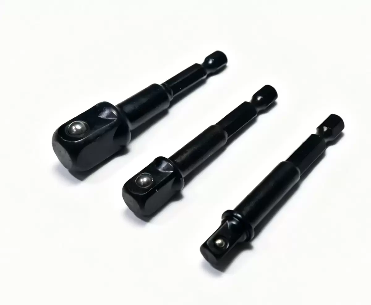 Adaptador de enchufe de 1/4", 3/8" y 1/2"