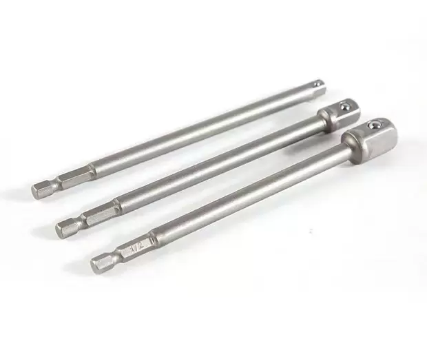 Adaptador de impacto eléctrico de 1/4", 3/8" y 1/2".