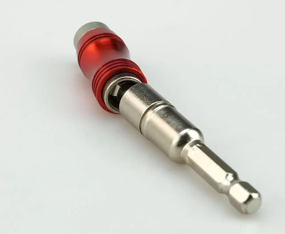 Portabrocas pivotante con anillo